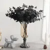 Fleurs décoratives 47CM plante artificielle 5 fourchettes paquet feuille d'eucalyptus argent herbe Guide de route de mariage décoration de la maison