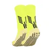 6PairsLot ANTI SLIP Moda Meias de Futebol Mid Bezerro Não-Slip Futebol Esporte Ciclismo Esportes Mens Sock EU38-44 240322