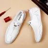 Casual Shoes Men's Fashion Moccasins Driving Footwear Slip On Flats Boat Handmade Mens Genuine Leather Loafers