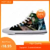 Chaussures Anime Manga Cartoon Corpse Bride Fund Fashion Fashion Casual Cloth Shoes High Top Lightweight Breathable Mens Womens Teenage Sneakers