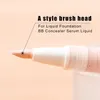 Storage Bottles 1/2PCS 3ml/5ml Liquid Foundation Dispensing Pen Rotary Convenient Travel Makeup Empty Bottle With Brush Refillable