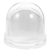 Cornici in telaio di neve globe di neve immagine mini display fai -da -te con inserto in plastica per bambini kit