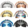 wholesale Gros 36P jauges d'oreille en acier inoxydable bouchons et tunnels kits d'étirement tunnel de chair expansion corps piercing bijoux LL