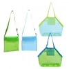 Storage Bags Large Capacity Sand Free Mesh Bag Children's Beach Toy Clothes Towel Net Tool Hanging Organizer