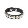 Kette 2022 Punk Niet Nachtclub Trend Armband Skelett Armband Edelstahl Gothic Multi geschichteten Modeschmuck Großhandel Q240401