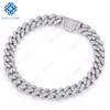 Xingyao Gems Jewelry Iced Cut 8mm Cool Mens Miami Cuban Link Necklace Hip Hop Moissanite Diamond Bling Prong Chain