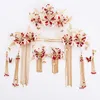 Hårklämmor Barrettes Brud Ancient Chinese Style Atmospheric Tassel Phoenix Crown Step Rocking Ornament Kvinnliga droppleverans smycken H OTI86