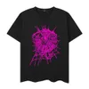 24SS T-shirt pour hommes T-shirt rose jeune voyou Sp5der 555555 Hommes et femmes de haute qualité en mousse d'impression Spider Web Pattern T-shirt Street Trend Sp5der T-shirt 871