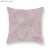 Kuddefodral Rose Gold Abstract Printing Throw Cover Living Room Soffa Office Car Seat Lumbal Cushion Home Decoration Y240407