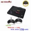 Consoles HD TV Video Game Console 170 Free Games Support HD TV Out Game Consoles with 2.4G Wireless Gamepad Controller