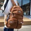 Mochila multi-bolso mulheres de alta qualidade juventude mochilas impermeáveis ​​para adolescentes meninas meninos feminino saco de escola bagpack