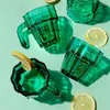 Bicchieri da vino Tazza in vetro silicato Facile da pulire A forma di cactus Comodo contenitore e materiale dal design leggero salvaspazio