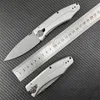 KS 3440 Innuendo Tactical Folding Knife 3.3" Titanium Carbo-Nitride Blade Stainless Steel Handles Outdoor Self Defense Hunting Camping Knives 1660 7550 7500 8750 7105
