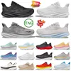 2024 Fashion Mesh Cloud Athletic Running Shoes Clifton 9 Bondi 8 Platform Womens Mens Sneakers Carbon X 2 Free People Triple White Black Blue Outdoor Sports Trainers