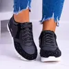 Chaussures de Fitness femmes automne épais vulcanisé mode décontracté imprimé peau de serpent strass à lacets baskets antidérapantes basses femmes Boo