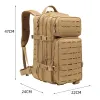 Taschen Neue Taktische 3P Rucksack Molle Assault Rucksack 3P Rucksäcke Multifunktionale Outdoor Sport Klettern Wandern Jagd Taschen