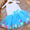 Robes de filles Summer Flower Baby Robe sans manches Nouveau-né Princesse Coon Bow 1 an Anniversaire Vêtements pour bébés Livraison directe Enfants Materni Dhvez