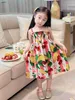 Popular girls dresses Hollow lace design child partydress baby skirt Size 90-160 CM kids designer clothes Princess dress 24Mar