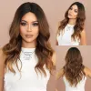 Lace Wigs New Fashion Womens Chemical Fiber Hair Natural Breathable Soft Ombre Brown Wholesale Ship Drop Delivery Products Dhzts