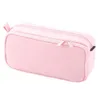 Pencil Case Large Capacity Double Layer Stationery Bag Zipper Closure Pen Organizer School Office Supplies