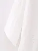 女性用ブラウス2024甘いファッション刺繍中空トップレトロ長袖シャツユニーク
