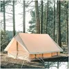 Tents And Shelters Waterproof Large Forest Poly Cotton Canvas Outdoor Hut Cam Luxury Tent Drop Delivery Sports Outdoors Camping Hiking Otb04