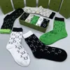 Mens Socks Designers Classic Letter Brodery Outdoor Casual Spring Summer Par Long Stocking Medelstorlek.