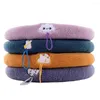 Toilet Seat Covers 1/2PCS Winter Warm Cover Mat Bathroom Pad Cushion With Handle Thicker Soft Washable Closestool Warmer