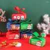 Gift Wrap 20PCS Christmas Box Packaging Candy Cookies Chocolate Kid Guest Favour For Wedding S Supplies