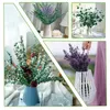 Fleurs décoratives d'eucalyptus, 27 pièces, pour Vase de douche, lot de remplissage de Branches de plantes, feuilles artificielles, parfum de maison