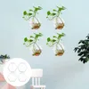 Vases Set Of 4 Hanging Planter Air Plants Holder Vase Containers For Living Room Decor