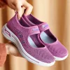 Scarpe estate da donna traspirante in maglie casual scarpe calzini scarpe scarponi morbidi sneakers sneakers madri da scarpe women moafer