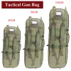 Ryggsäckar 81 cm 94 cm 115 cm Taktisk jaktpåse Army Airsoft Rifle Square Carry Bag med axelband pistolskyddsfodral Nylon ryggsäck