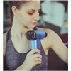 Massage Gun Full Body Massager Electric gun vibration massage fitness equipment muscle fascia USB charging home relaxing LCD massager yq240401