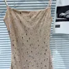 Casual Kleider 2024 Sommer Sexy Prominente Schwere Industrie Strass Bohren Mesh Mädchen Sling Kleid Für Frauen Y2K