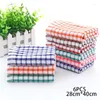 Tea Napkins 6PCS Cotton Kitchen Towel Absorbent Clean Dish Towels Kichen Cleaning Supplies