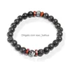 Beaded Wholesale Mens Bracetse Gemstone Buddha Beaded Jewelery Drop Delivery Otw4K