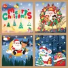 Window Stickers Christmas Decoration Snowflake Sticker Santa Claus Elk Snowman Static Merry