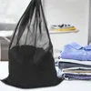 Tvättpåsar underkläder Mesh Wash Bag DrawString Storage Organizer Polyester Drawstrings