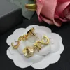 Boucles d'oreilles en forme de lettre en émail multicolore pour femme, boucles d'oreilles à la mode, produits classiques, cadeau d'anniversaire personnalisé, accessoires de bijoux
