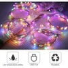 Cordes LED Guirlande de rideau de 3 mètres sur la fenêtre Guirlande lumineuse USB Fée Festoon Télécommande Décorations de mariage de Noël pour la maison YQ240401