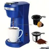 Other Home Appliances 2-In-1 Single Maker For K-Cup Pods Ground 3 Color Options - 6-14 Oz Drip Coffee Hine Drop Delivery Garden Dh1Qx