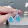 Zhuang Shengsheng Schmuck Imitation Smaragdfarbene Schatzohrringe und Ohrringe Großhandel mit Halsketten aus Mosang-Stein in Fabriken