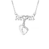 Fashionable Hollow Out Rotating Foot Necklace with Diamond Inlay Stainless Steel Womens Personalized and Minimalist Collarbone Pendant