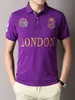 Men's Summer POLO Shirt, Pure Cotton Short-sleeved T-shirt, Turn-down Collar and Embroidered Details, Creating a New Experience of High-end Casual Wear.