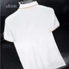 Luxo Camisetas Mens Polo Camisa Designer Camiseta Homens Mulheres Casual Manga Curta Bordado Carta Gráfico Tee Business Ice Silk Elastic Pulôver Top