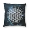 Kussen Flower Of Life Sierhoes Decoratie Spirituele Meditatie Heilige Geometrie Cover 40x40 Kussensloop voor woonkamer