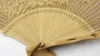 Dekoratif figürinler Çin tarzı tasarım oyma katlanır fan ipek bez dans hediyesi