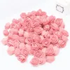 Fiori decorativi 50 pezzi Simulazione Testa di rosa Decorazione fai da te per matrimoni Schiume artificiali Rose
