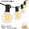 Cordas de LED inquebráveis ​​G40 Luzes ao ar livre Garland 220V 110V Led Light String E12 Conectável à prova d'água Decorações de jardim de Natal YQ240401